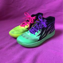 Puma Lamelo Ball 2 Rick And Morty Basketball Shoe Size 9.5