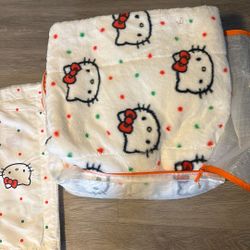 Hello Kitty, Queen Comforter Set