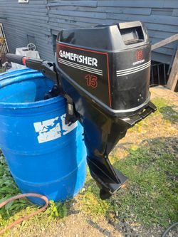 Game fisher 15hp outboard boat motor