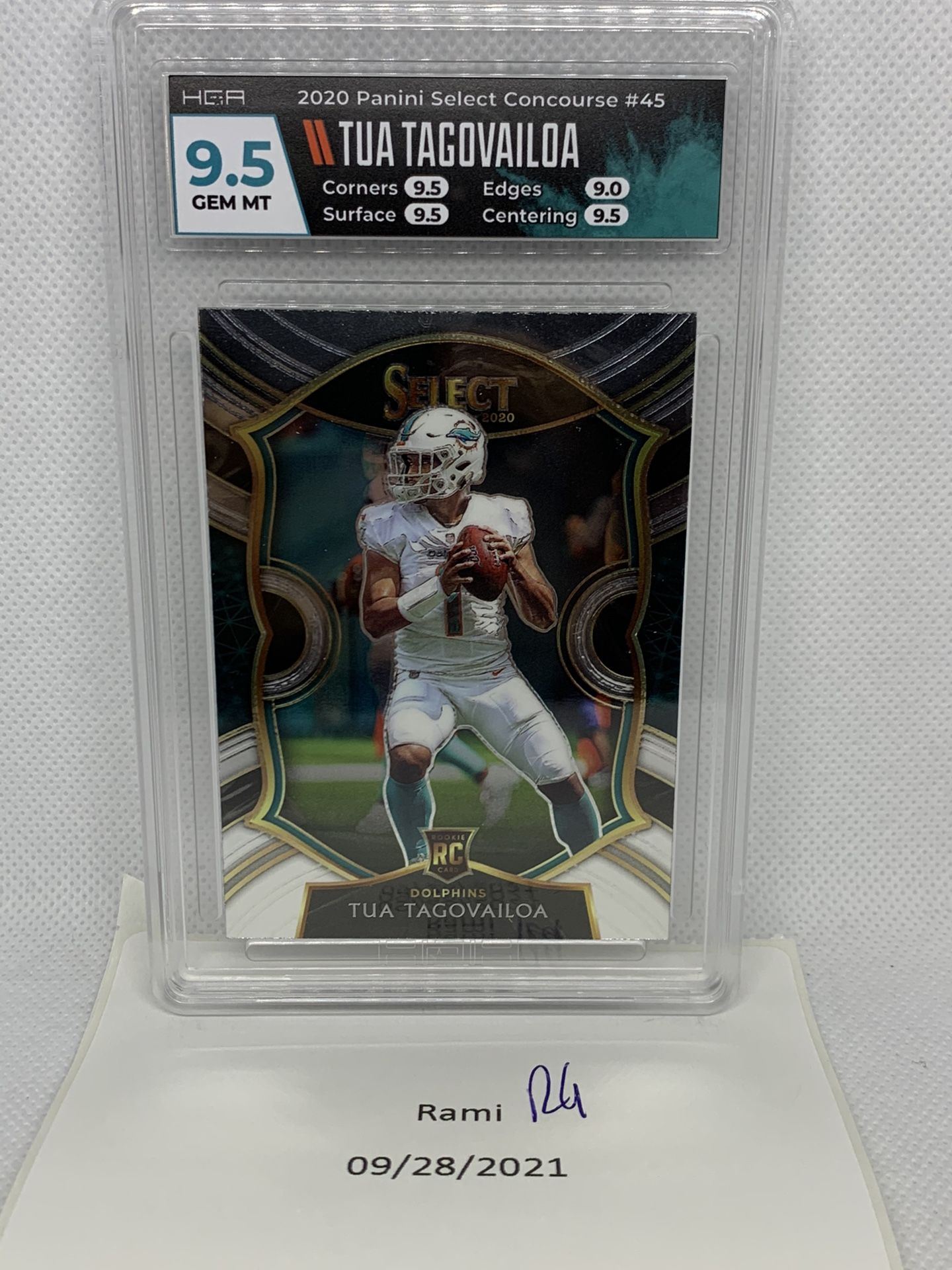 2020 Select Tua Tagovailoa HGA 9.5 Card,All Products : American Fashion Style Bags On Sale