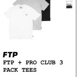 FTP X Pro Club , 3 shirt pack