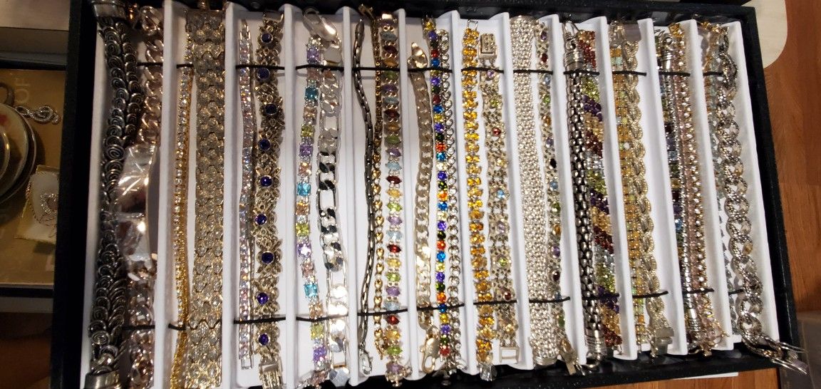 Beautiful 925 Bracelets With Gemstones