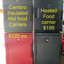 Cambro Insulated Hot Food Carriers  /catering Items