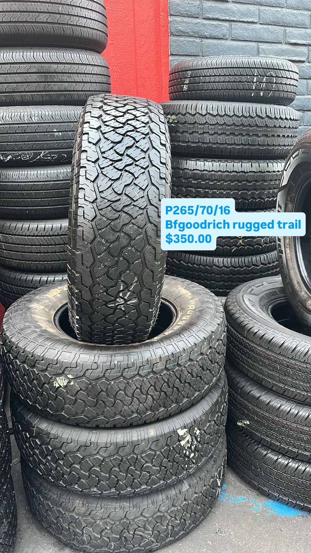 P265/70/16 Bfgoodrich Semi New All Four 98 % TREAD LIFE | ❗Ask For Availability / Pregunta Por Disponibilidad ❗|