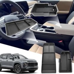 2 Pc Center Console Organizer 2025 Chevy Equinox Accessories Storage Box NIB