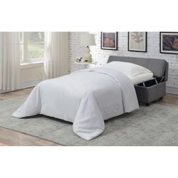Synergy Home Fabric Sleeper Ottoman