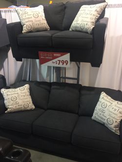 2Pc Sofa and Loveseat Set Black Friday Sale