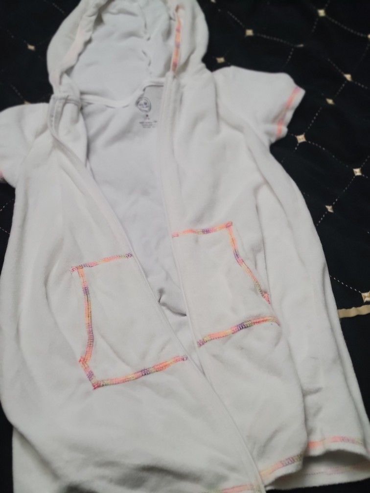 Swim Or Bath Cover Up Robe Kids Size 7/8