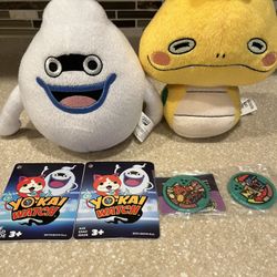 YO KAI WATCH  Plushies and Coins