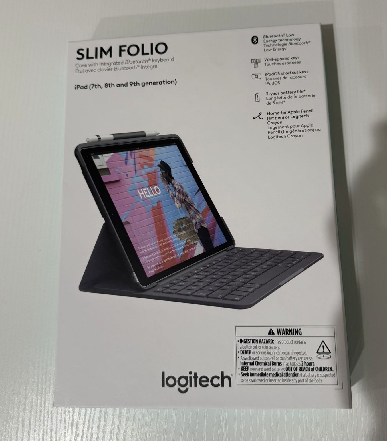 Logitech iPad Keyboard Case Slim Folio