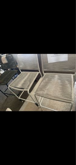 New rope chairs