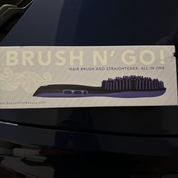 Brush N’ Go Hair Brush And Straightener. 