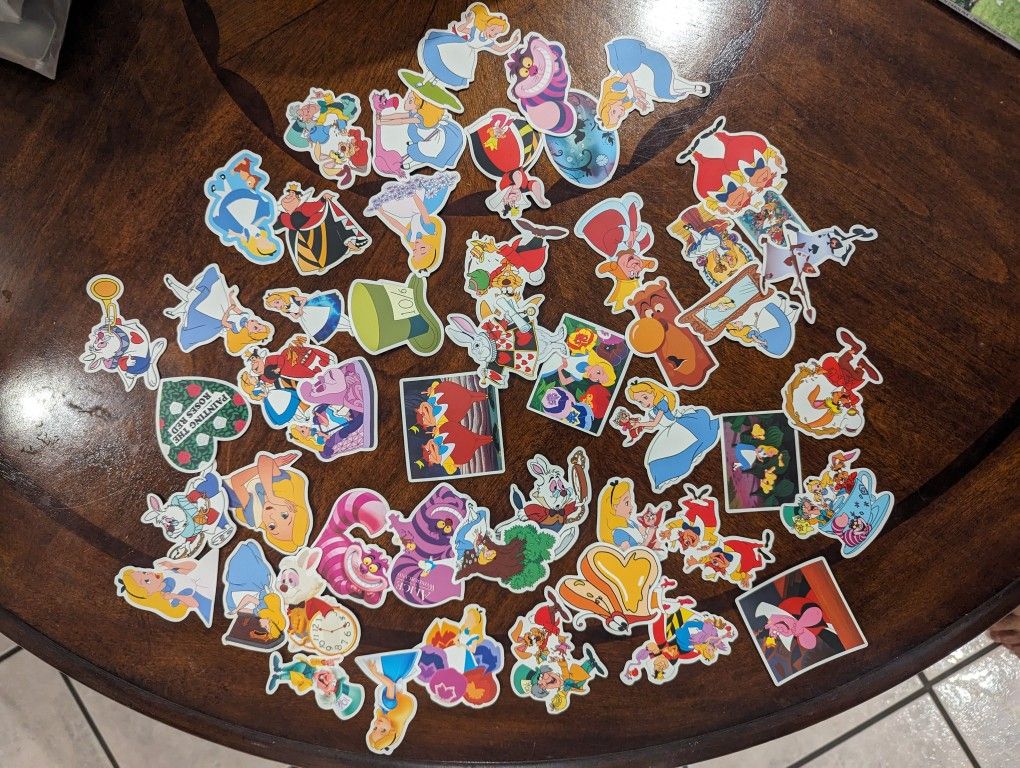 Alice In Wonderland Stickers, $3 For All Together, New