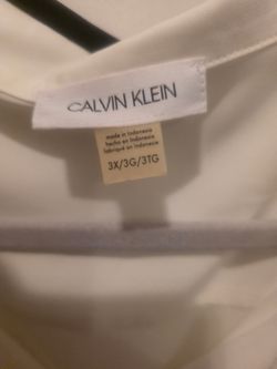 Calvin Klein White Top Size 3X