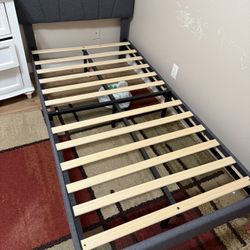 Twin Bed W/6” Memory Foam Mattress 