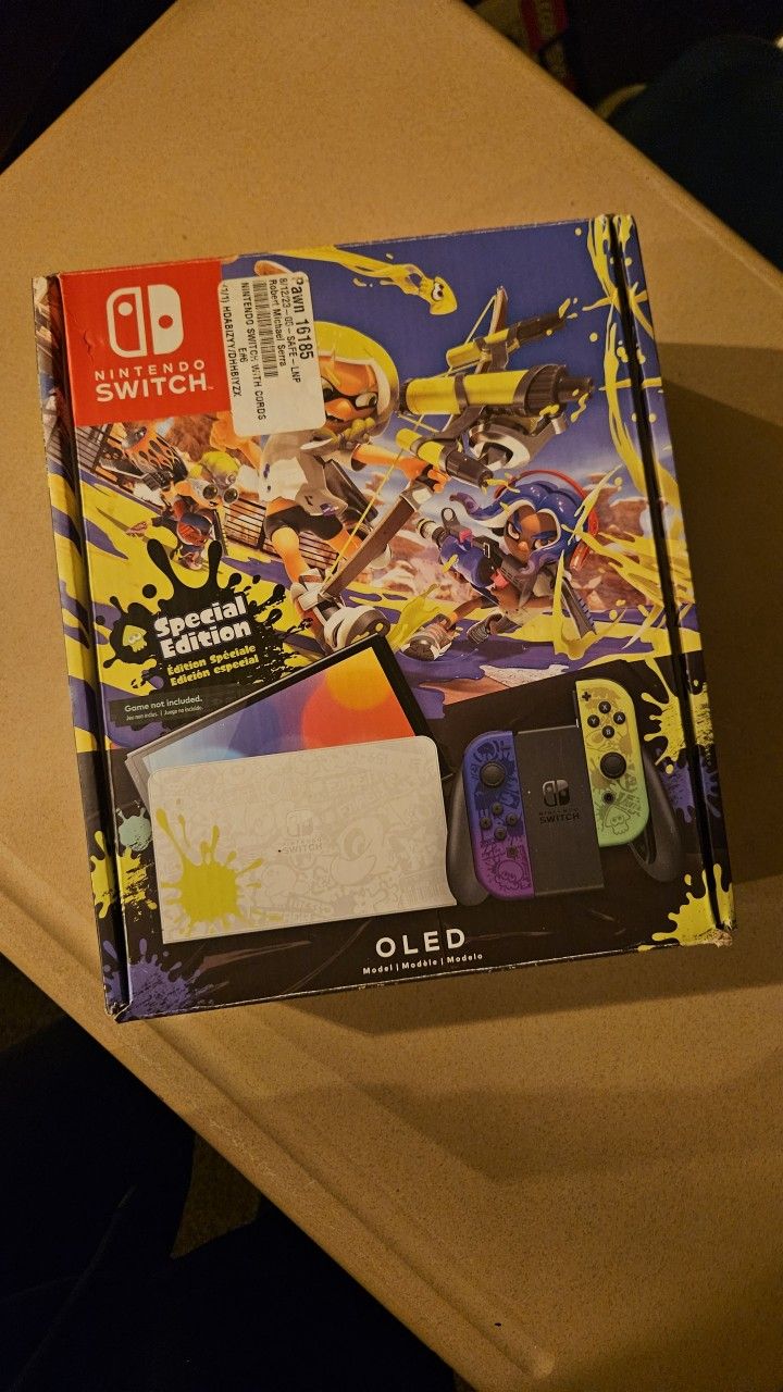 Nintendo Switch Splatoon Edition (OLED) for Sale in Huntersville, NC ...
