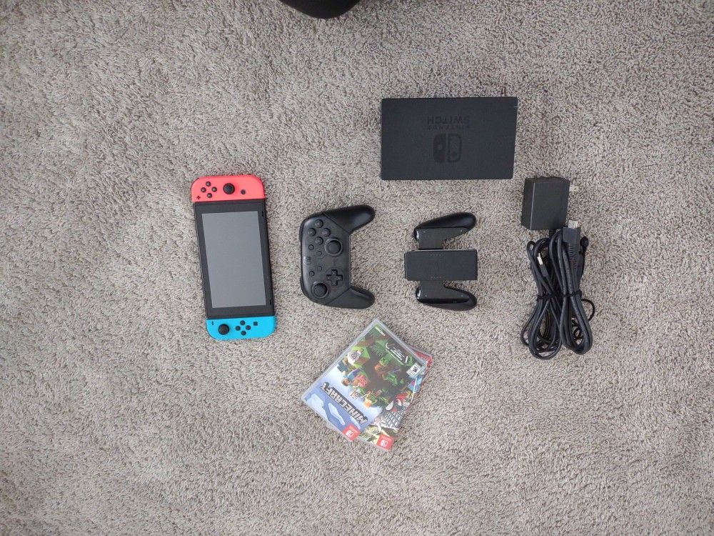 Nintendo Switch Including 2 Games And A Pro Controller 