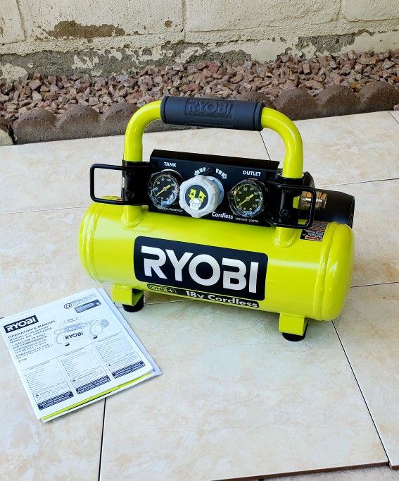 Ryobi 18V 1 Gallon Portable Air Compressor (tool only)