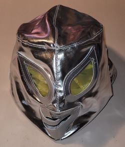 Mexican Wrestling Mask (Santo) Lucha Libre Silver