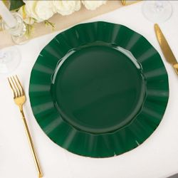 Green Plastic Plates