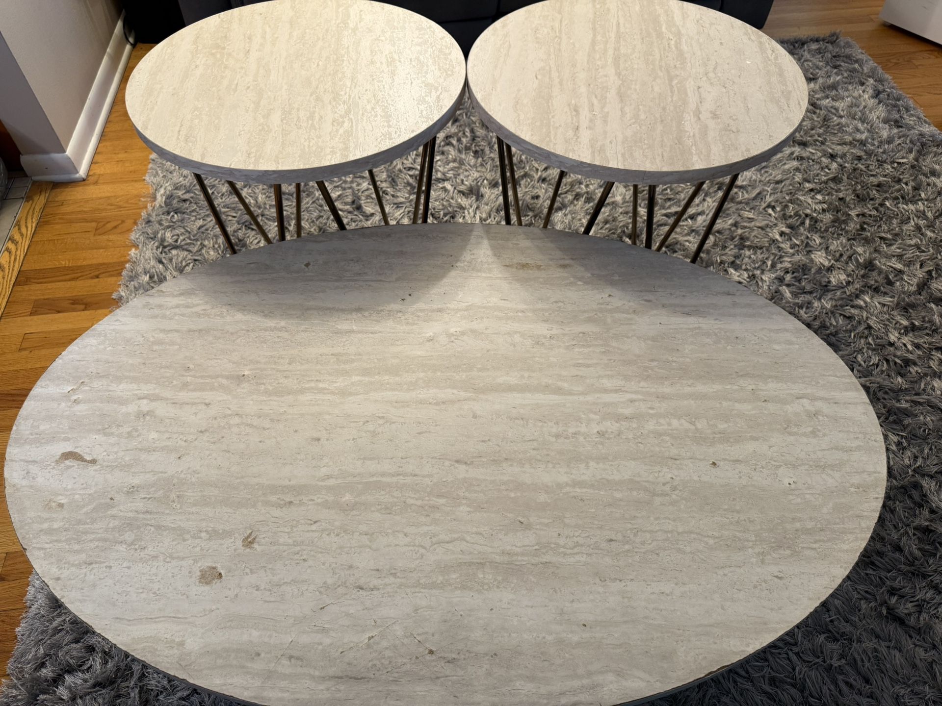 Coffee Table & two End Tables 