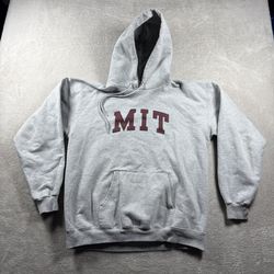 Vintage Ivy Sport MIT M.I.T Hoodie Men’s Medium Gray Heavy Weight #1525