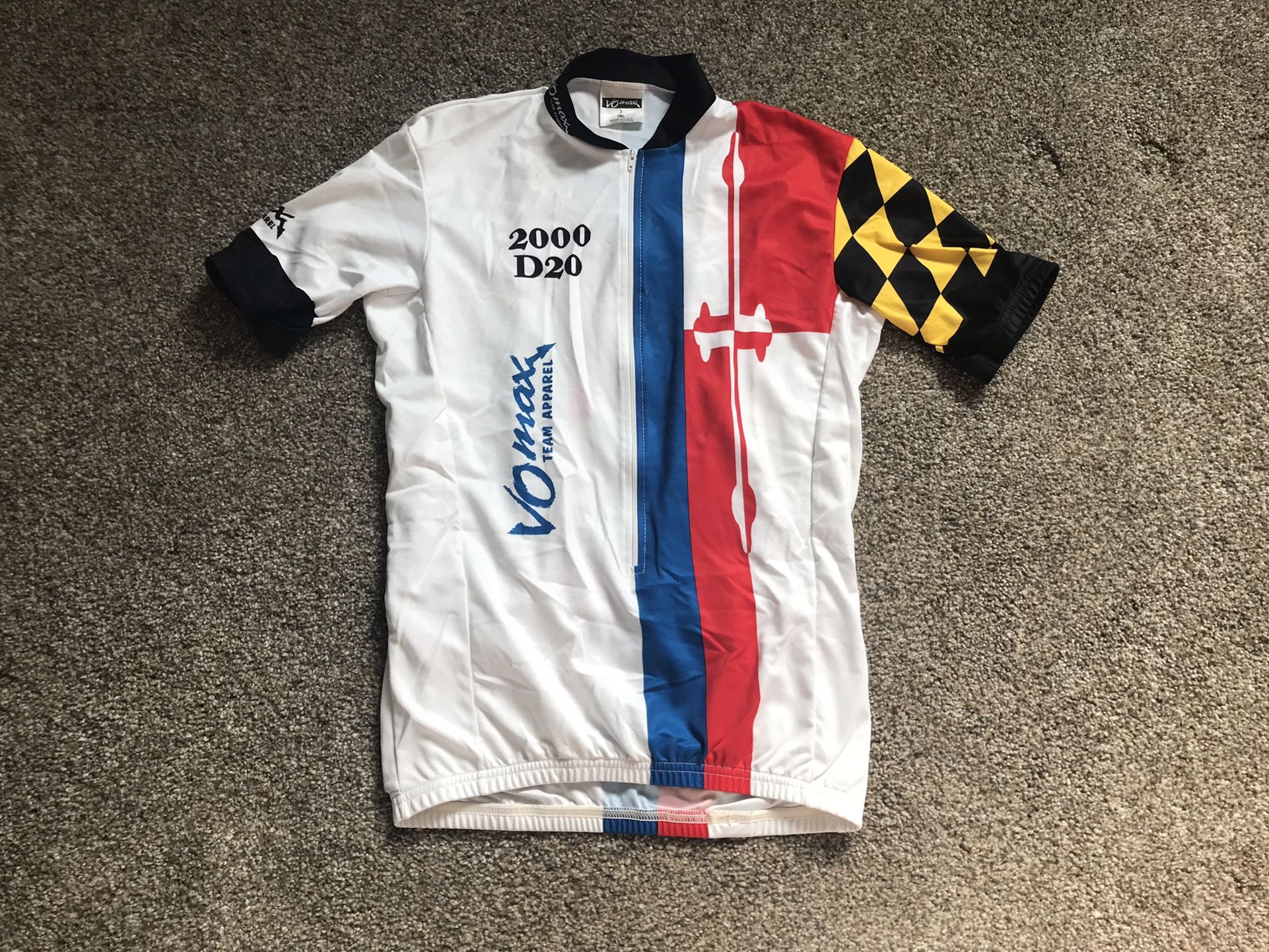 Vintage NCVC Cycling Jersey - Medium