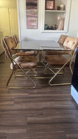Vintage Dining Table and Chairs