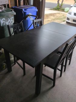 dining table and chairs