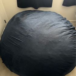 Huge Jaxx Navy Blue Bean Bag Chair
