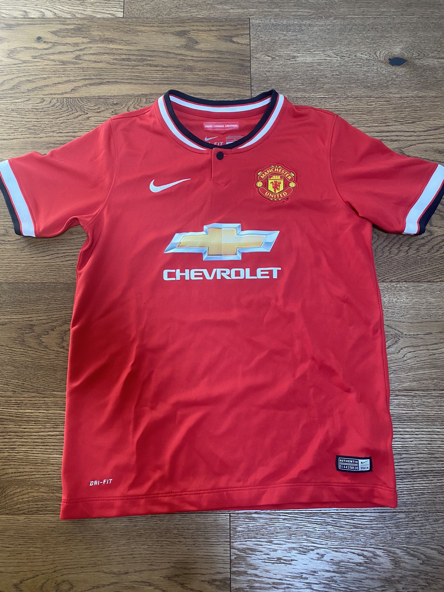 Authentic Youth Manchester United Jersey