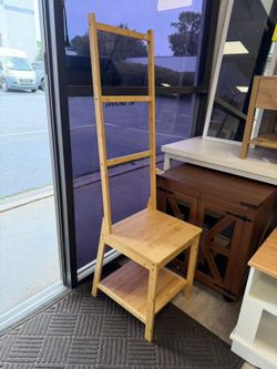 New Bamboo Chair with Towel Rack