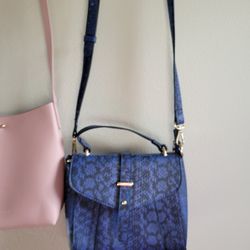 Blue Vegan Purse