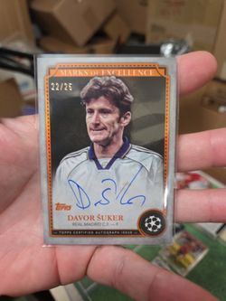 Topps Davor Šuker Marks of Excellence Auto 22/25