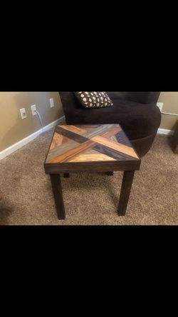Geometric side table