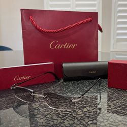 Cartier Diamond Luxury Glasses- Original Box & Paperwork