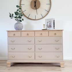 Solid Maple Wood Dresser 