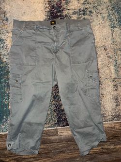 Lee Women’s Light Gray Cargo Capris