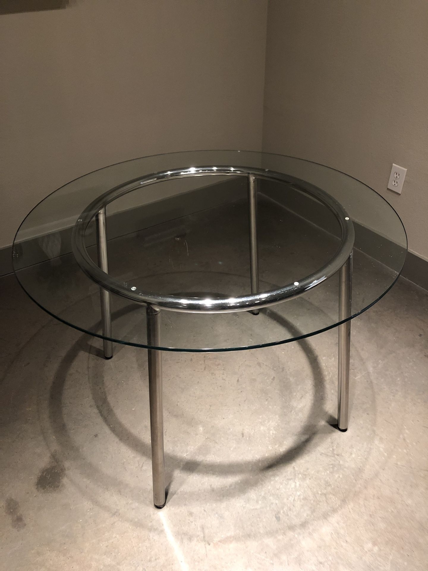 IKEA Glass Breakfast Table