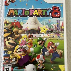 Nintendo Wii Mario Party 8 CIB Complete With Manual Tested Works Authentic Game