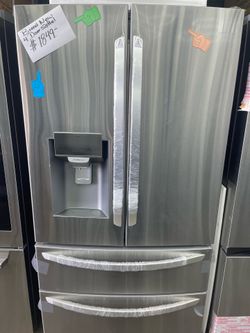 LG Standard-Depth Craft Ice 27.8-cu ft 4 -Door 36-in Wide with Dual Ice Maker ( PrintProof Stainless Steel ) ENERGY STAR Certified