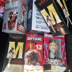 Dodgers And Angels Bobblehead 