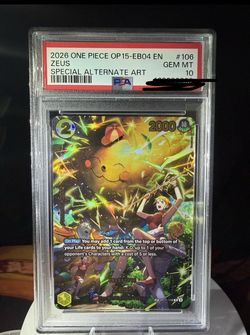One piece sp Zeus psa 10