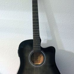 Acoustic Electric Guitar Donner With Gig Bag