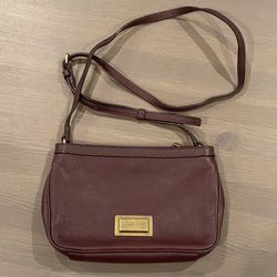 Marc by Marc Jacobs Leather Crossbody Burgundy