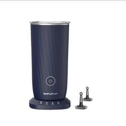 (303030-17) SIMPLETASTE Milk Frother, 4-in-1 Electric Milk Frother and Steamer, Automatic Warm and Cold Foam Maker and Milk Warmer for Latte, Cappucci