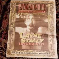 $10 Pandemonium Mag #29 April 1995 Layne Staley, Siouxsie, Elastica...