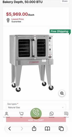 3500 for the pizza oven. Used for 6 months only