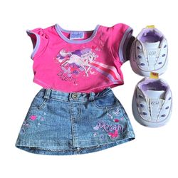 Build-A-Bear Dream Outfit With Light Up Sketchers Sneakers
