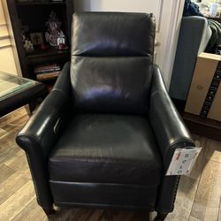 Brand New High End Designer Leather Power Recliner